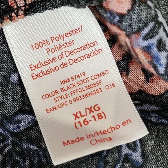 Vintage Lace Up XL Boho Top - Picture 4 of 5